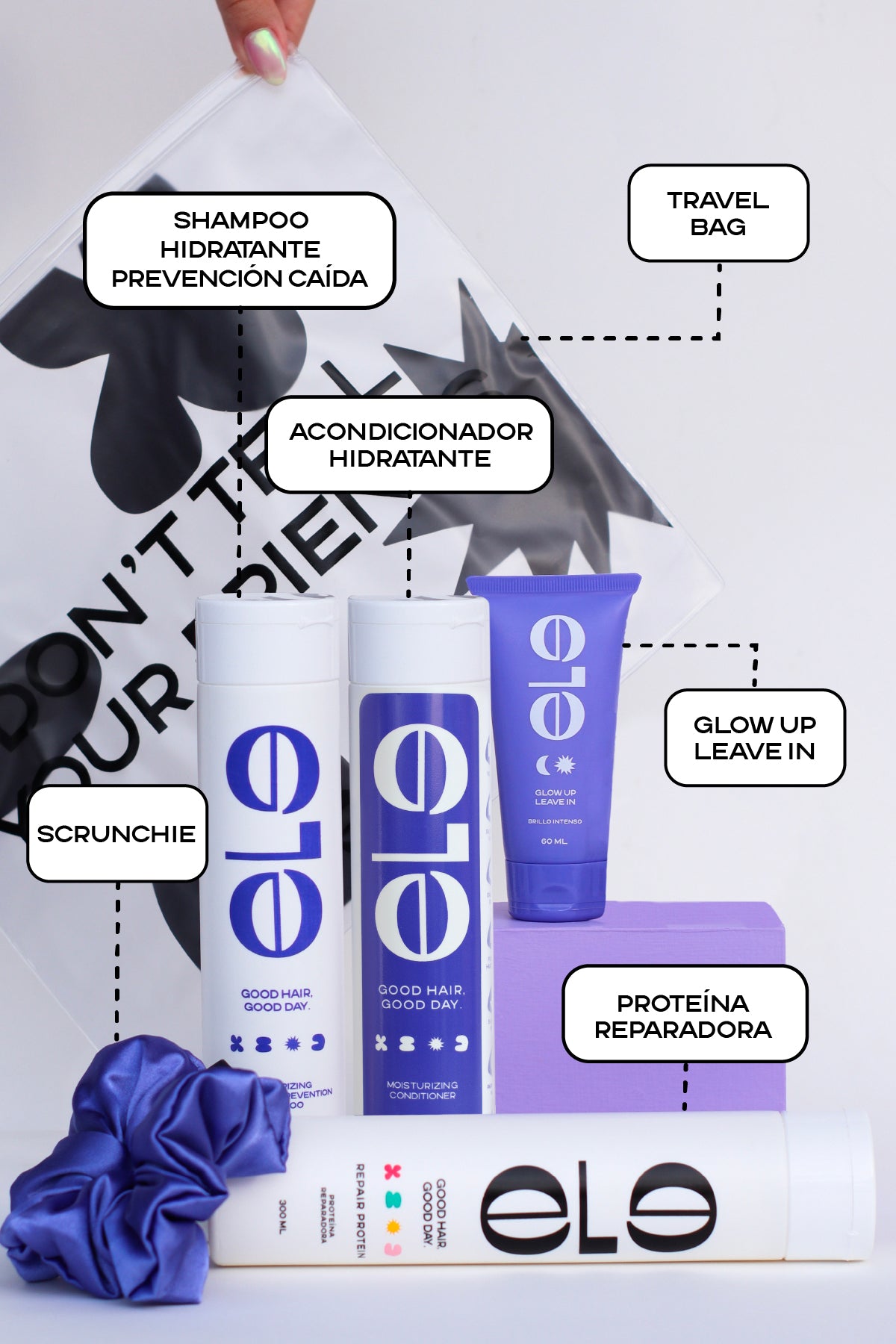 Kit hidratante para pelo seco
